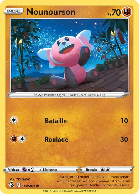 Carte Pokémon Nounourson 150/264 FST EB08 LorenZone