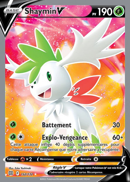 Carte Pokémon Shaymin V 152/172 BRS EB09 LorenZone