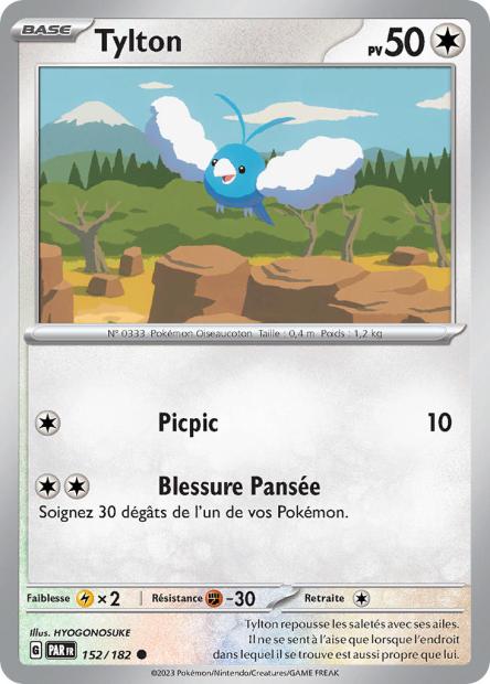 Carte Pokémon Tylton 152/182 PAR Faille Paradoxe EV04 Neuf FR LorenZone