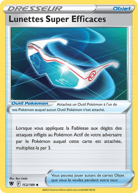 Carte Pokémon Lunettes Super Efficaces 152/189 ASR EB10 LorenZone