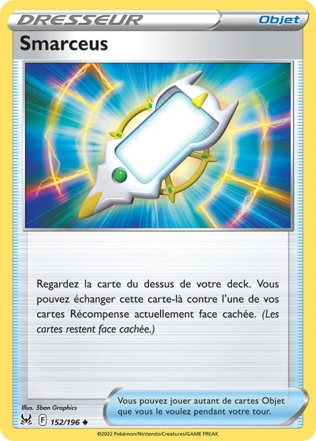 Carte Pokémon Smarceus 152/196 LOR Origine Perdue EB11 Neuf FR LorenZone