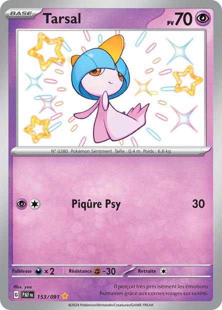 Carte Pokémon Tarsal 153/091 Destinees de Palea EV4_5 LorenZone