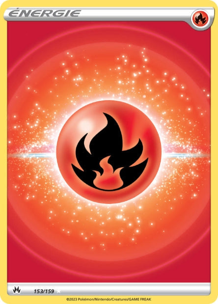 Carte Pokémon Énergie Feu 153/159 CRZ EB12_5 LorenZone