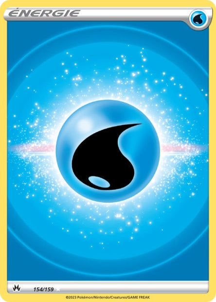 Carte Pokémon Énergie Eau 154/159 CRZ EB12_5 LorenZone