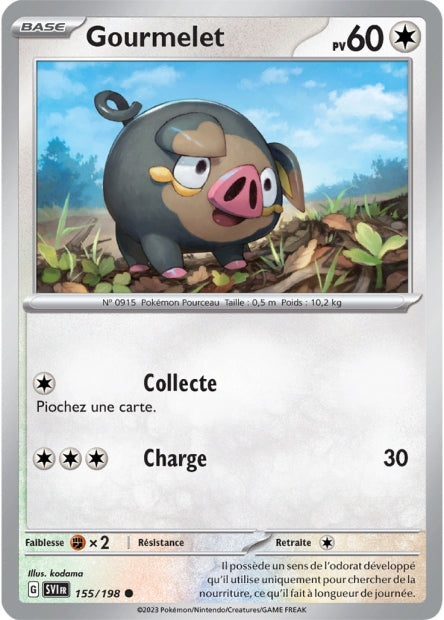 Carte Pokémon Gourmelet 155/198 SV1 EV01 LorenZone