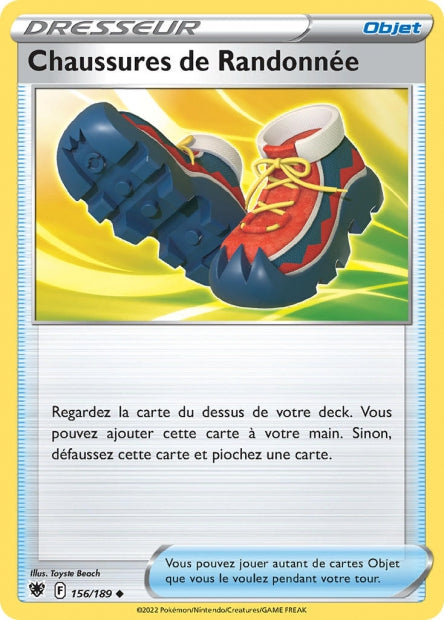 Carte Pokémon Chaussures de Randonnée 156/189 ASR EB10 LorenZone