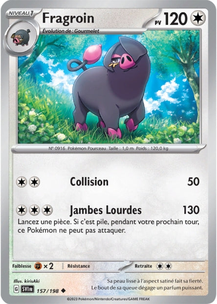 Carte Pokémon Fragroin 157/198 SV1 EV01 LorenZone