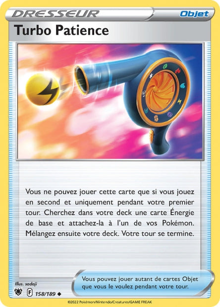 Carte Pokémon Turbo Patience 158/189 ASR EB10 LorenZone
