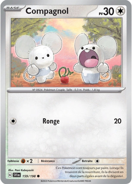 Carte Pokémon Compagnol 159/198 SV1 EV01 LorenZone