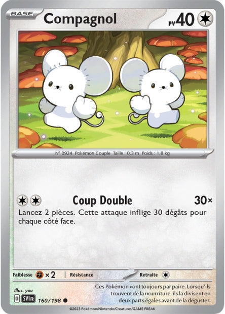 Carte Pokémon Compagnol 160/198 SV1 EV01 LorenZone