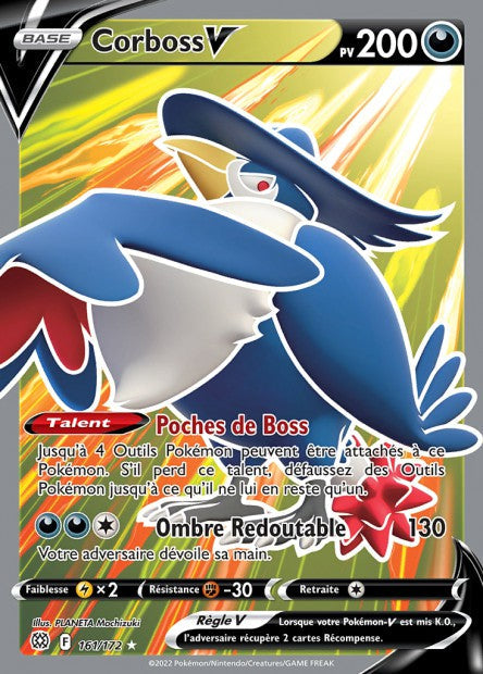 Carte Pokémon Corboss V 161/172 BRS EB09 LorenZone