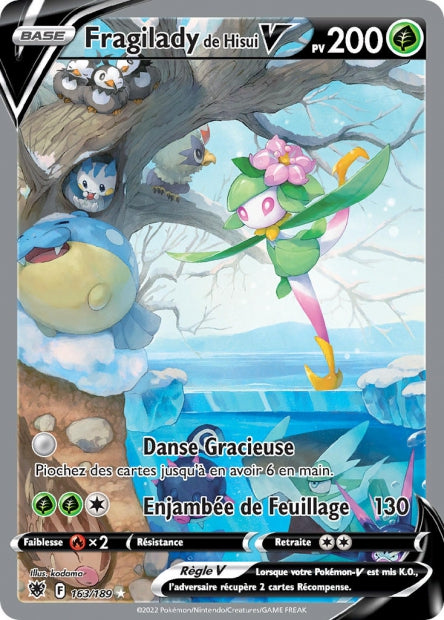 Carte Pokémon Fragilady de Hisui V 163/189 ASR EB10 LorenZone