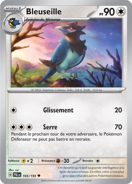 Carte Pokémon Bleuseille 165/193 PAL EV02 LorenZone