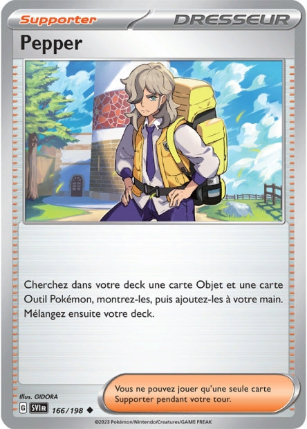 Carte Pokémon Pepper 166/198 SV1 EV01 LorenZone