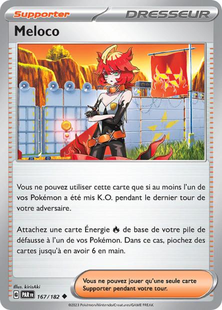 Carte Pokémon Meloco 167/182 PAR Faille Paradoxe EV04 Neuf FR LorenZone