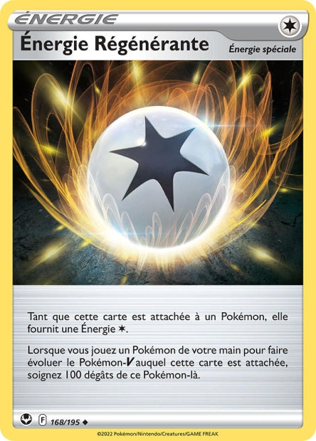 Carte Pokémon Énergie Régénérative 168/195 SIT Tempete Argentee EB12 Neuf FR LorenZone