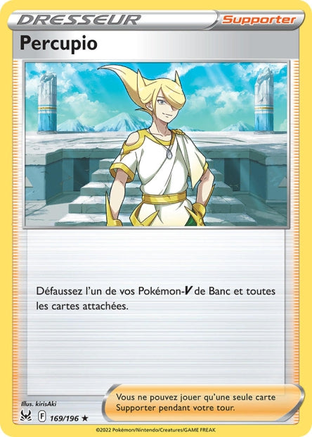 Carte Pokémon Percupio 169/196 LOR Origine Perdue EB11 Neuf FR LorenZone