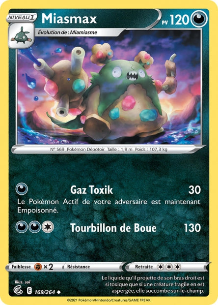 Carte Pokémon Miasmax 169/264 FST EB08 LorenZone