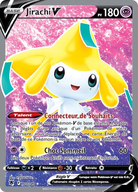 Carte Pokémon Jirachi V 170/189 ASR EB10 LorenZone