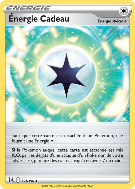 Carte Pokémon Énergie cadeau 171/196 LOR Origine Perdue EB11 Neuf FR LorenZone