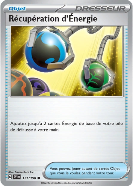 Carte Pokémon Récupération d’Énergie 171/198 SV1 EV01 LorenZone