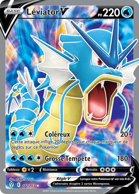 Carte Pokémon Léviator V 171/203 EVS EB07 LorenZone