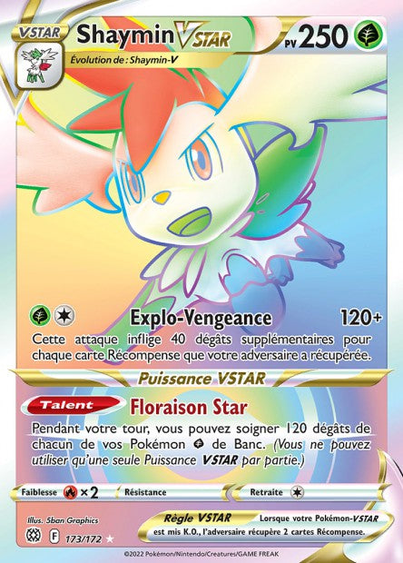 Carte Pokémon Shaymin VSTAR 173/172 BRS EB09 LorenZone