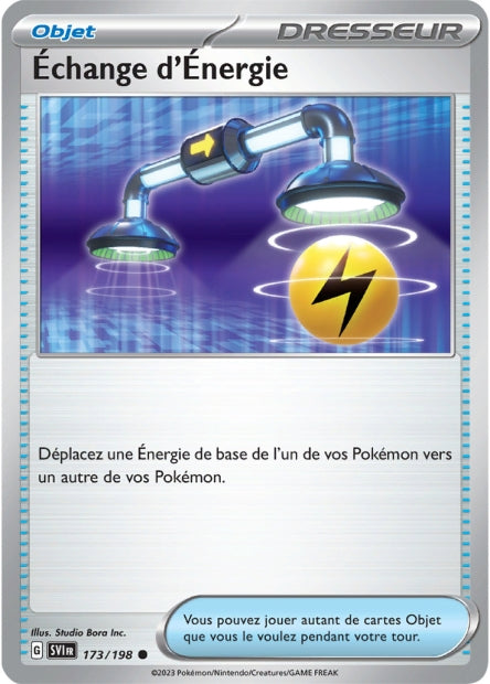 Carte Pokémon Échange d’Énergie 173/198 SV1 EV01 LorenZone