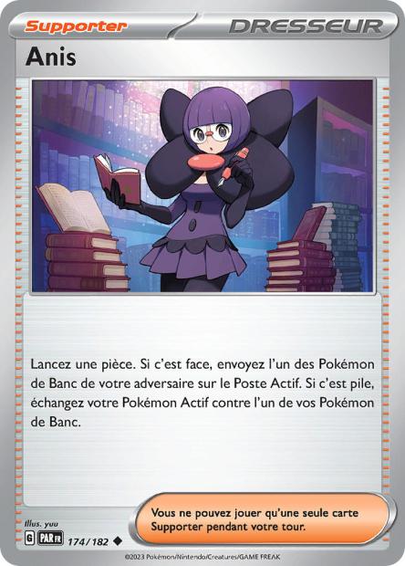 Carte Pokémon Anis 174/182 PAR Faille Paradoxe EV04 Neuf FR LorenZone