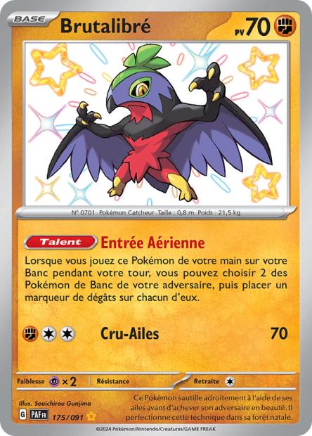 Carte Pokémon Brutalibré 175/091 Destinees de Palea EV4_5 LorenZone