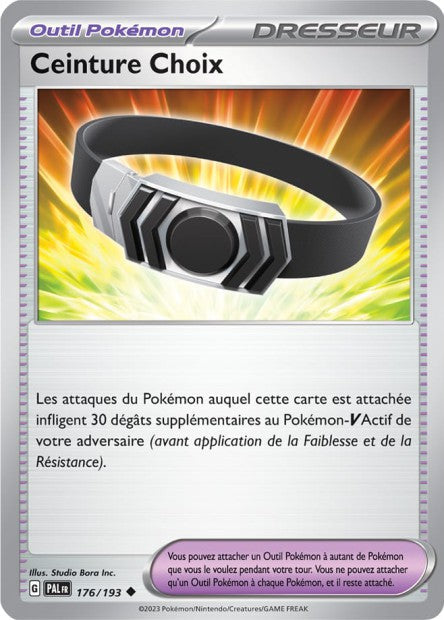 Carte Pokémon Ceinture Choix 176/193 PAL EV02 LorenZone