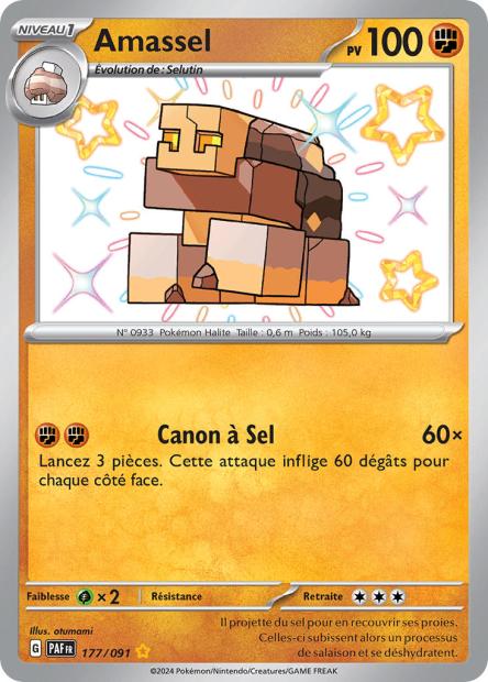 Carte Pokémon Amassel 177/091 Destinees de Palea EV4_5 LorenZone