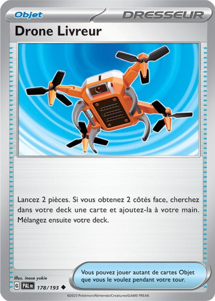 Carte Pokémon Drone- Livreur 178/193 PAL EV02 LorenZone