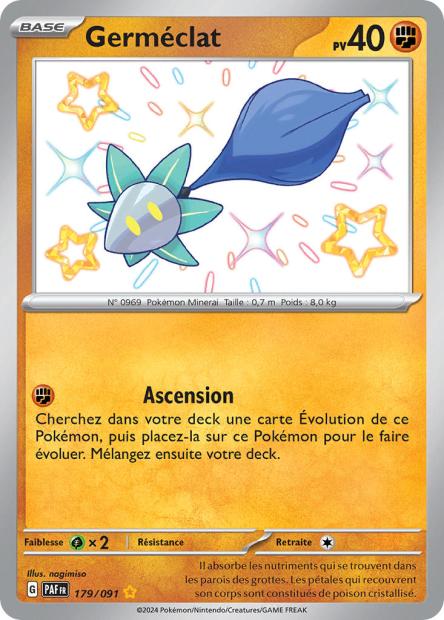 Carte Pokémon Germéclat 179/091 Destinees de Palea EV4_5 LorenZone
