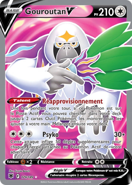 Carte Pokémon Gouroutan V 179/189 ASR EB10 LorenZone