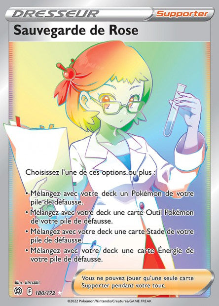 Carte Pokémon Sauvegarde de Rose 180/172 BRS EB09 LorenZone