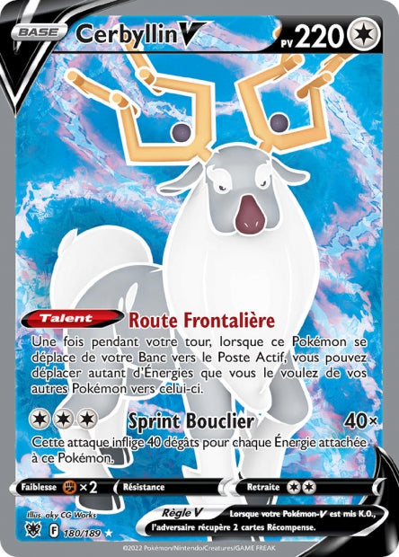 Carte Pokémon Cerbyllin V 180/189 ASR EB10 LorenZone