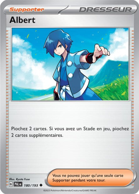 Carte Pokémon Albert 180/193 PAL EV02 LorenZone