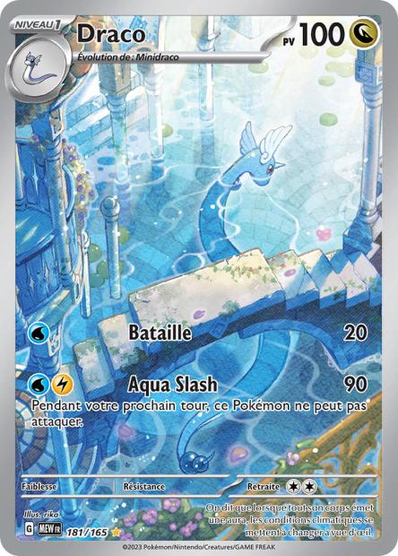 Carte Pokémon Dracaufeu ex 183/165 MEW 151 EV3_5  Neuf FR LorenZone