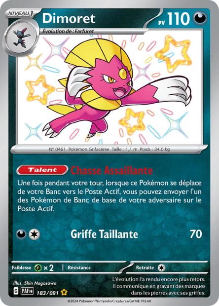 Carte Pokémon Dimoret 183/091 Destinees de Palea EV4_5 LorenZone