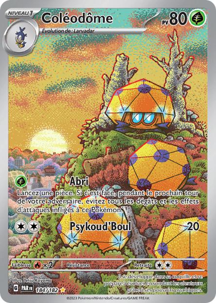 Carte Pokémon Coléodôme 184/182 PAR Faille Paradoxe EV04 Neuf FR LorenZone