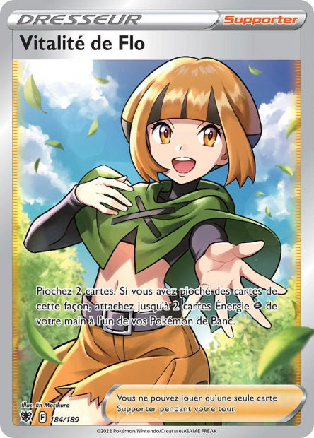 Carte Pokémon Vitalité de Flo 184/189 ASR EB10 LorenZone