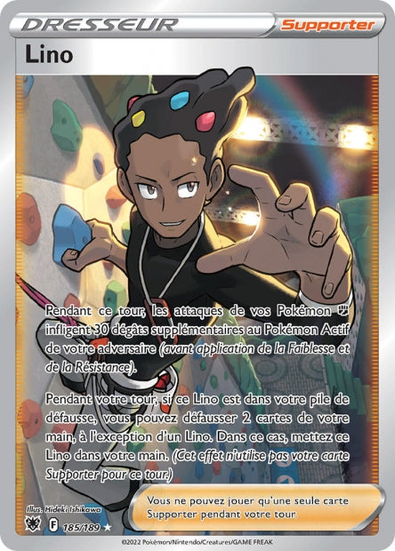 Carte Pokémon Lino 185/189 ASR EB10 LorenZone
