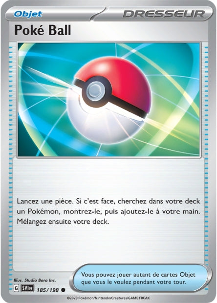 Carte Pokémon Poké Ball 185/198 SV1 EV01 LorenZone