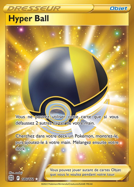 Carte Pokémon Hyper Ball 186/172 BRS EB09 LorenZone