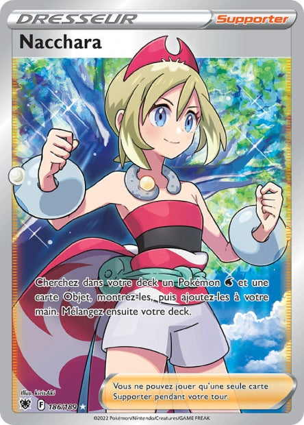 Carte Pokémon Nacchara 186/189 ASR EB10 LorenZone
