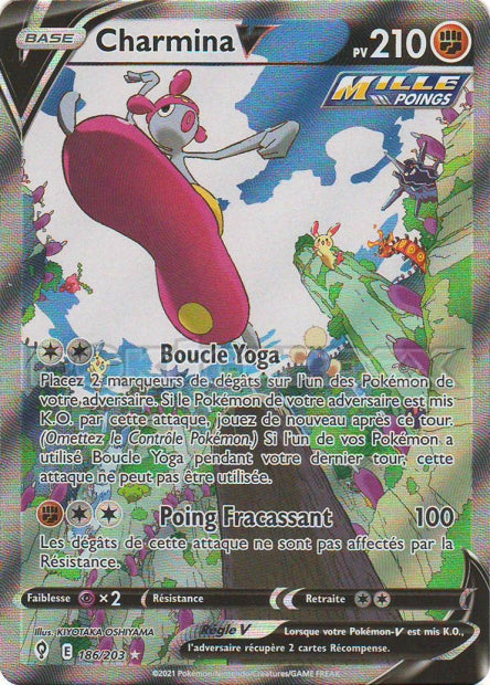 Carte Pokémon Charmina V 186/203 EVS EB07 LorenZone