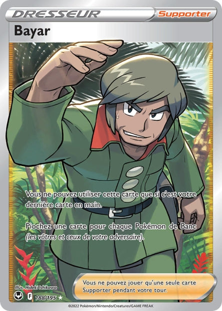 Carte Pokémon Bayar 188/195 SIT Tempete Argentee EB12 Neuf FR LorenZone