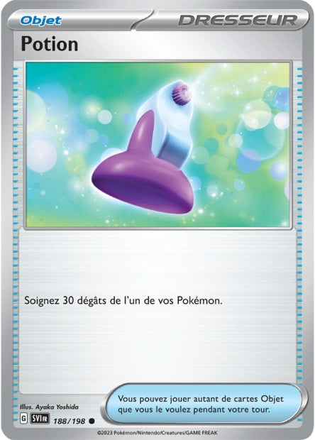 Carte Pokémon Potion 188/198 SV1 EV01 LorenZone