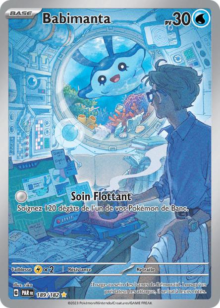 Carte Pokémon Babimanta 189/182 PAR Faille Paradoxe EV04 Neuf FR LorenZone